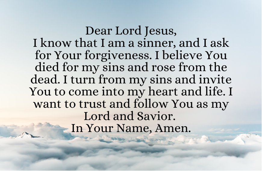 Graphic Sinners Prayer Clouds
