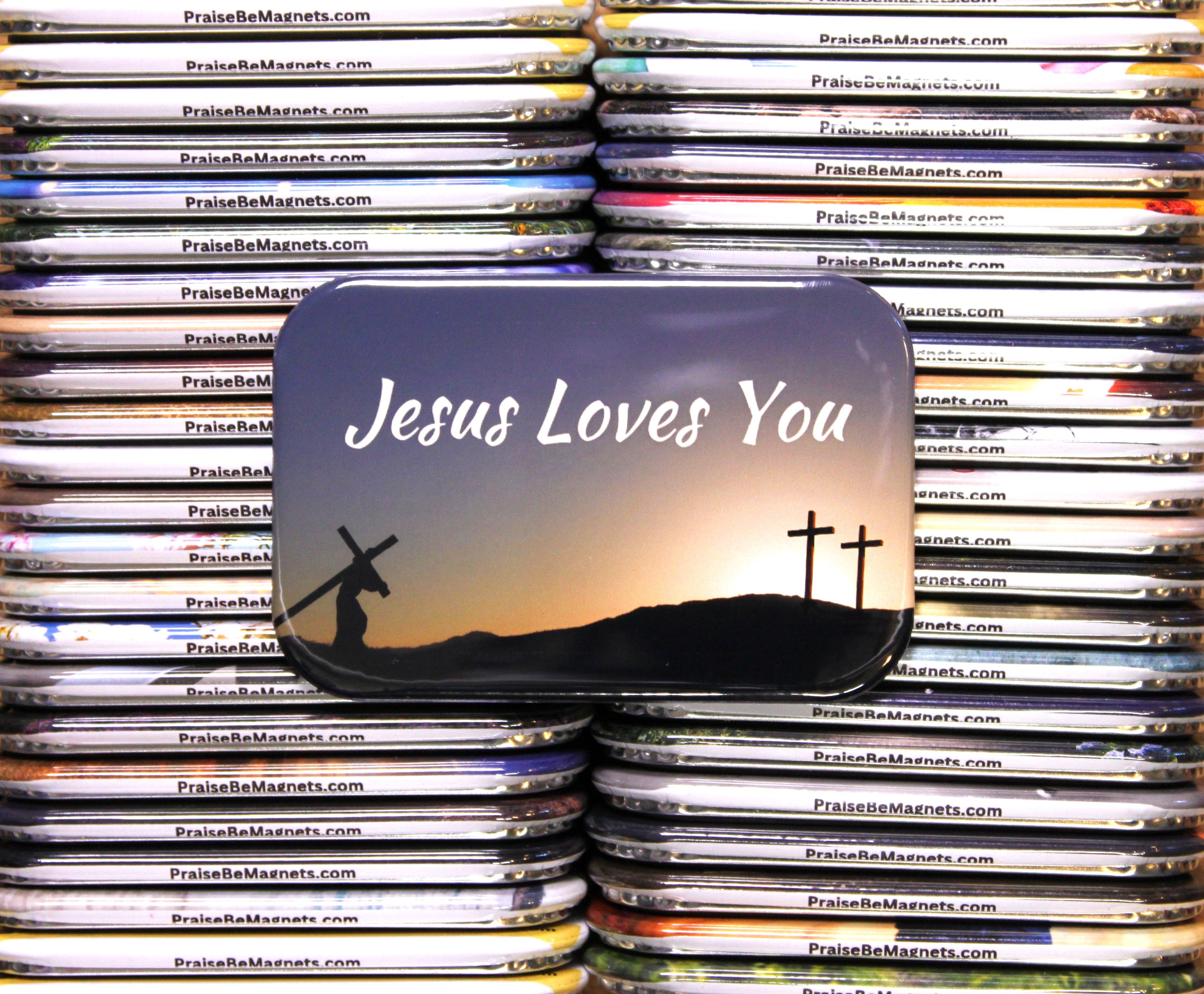 Photo Jesus Loves You Carry Cross