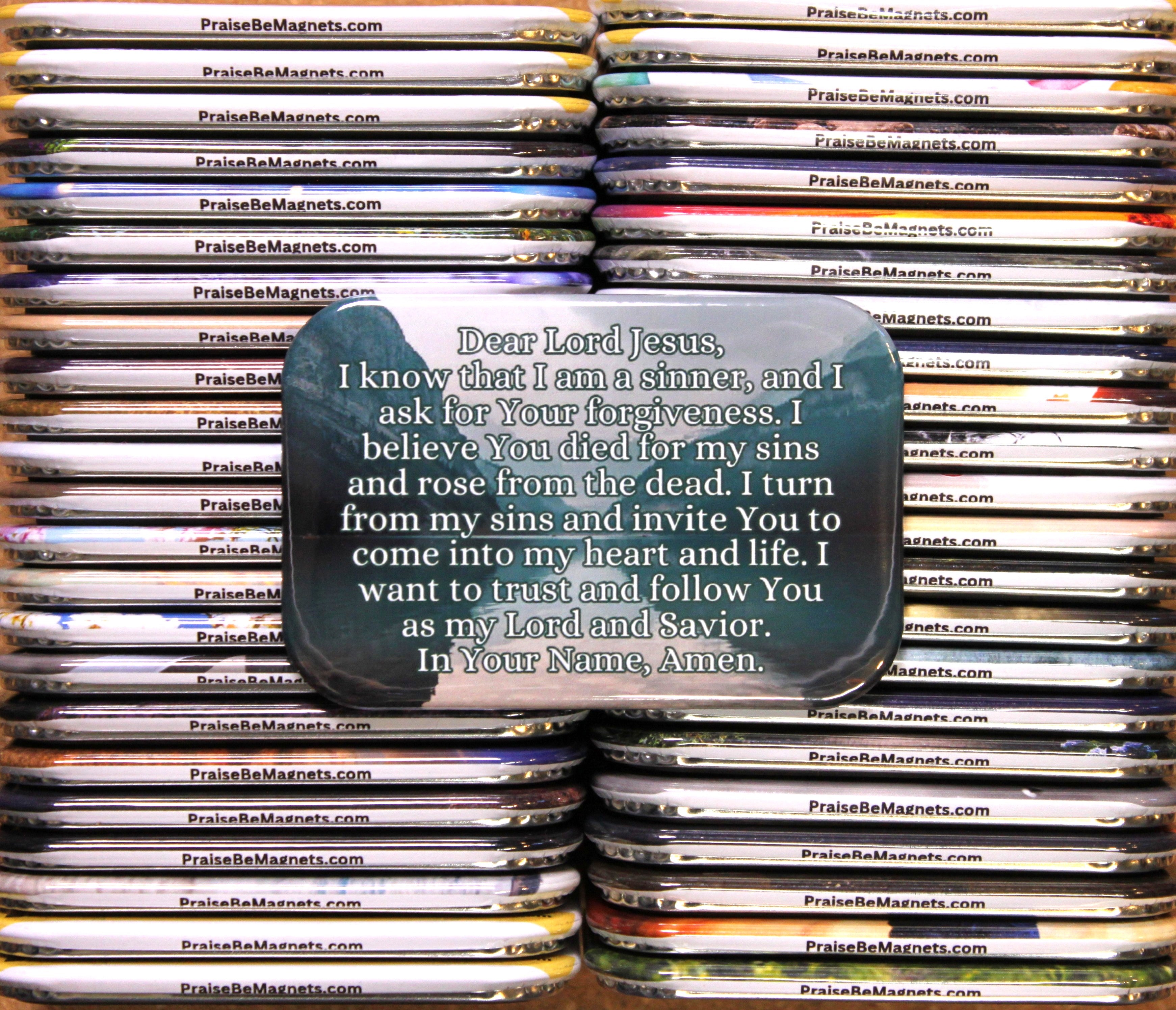 Photo Sinners Prayer Mountain Lake