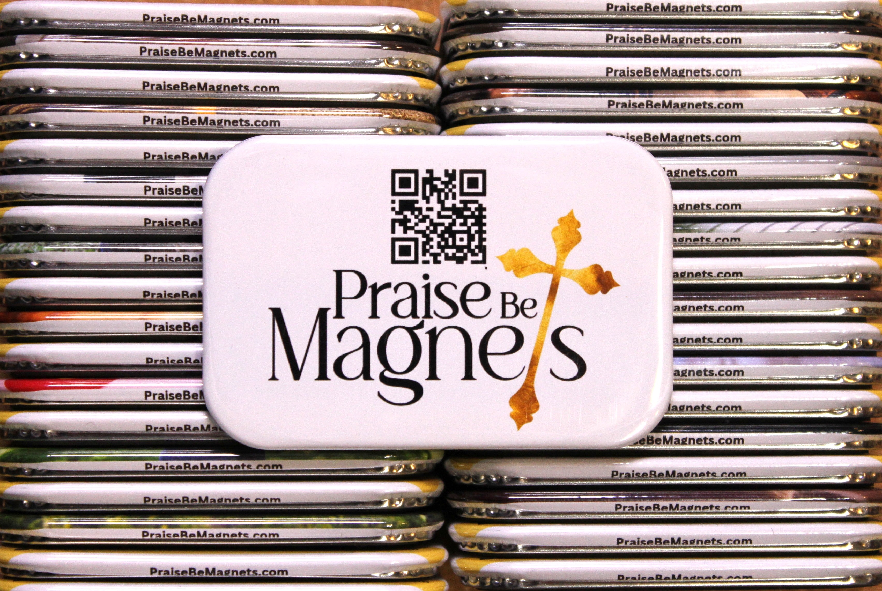 Praise Be Magnets QR Code Promo
