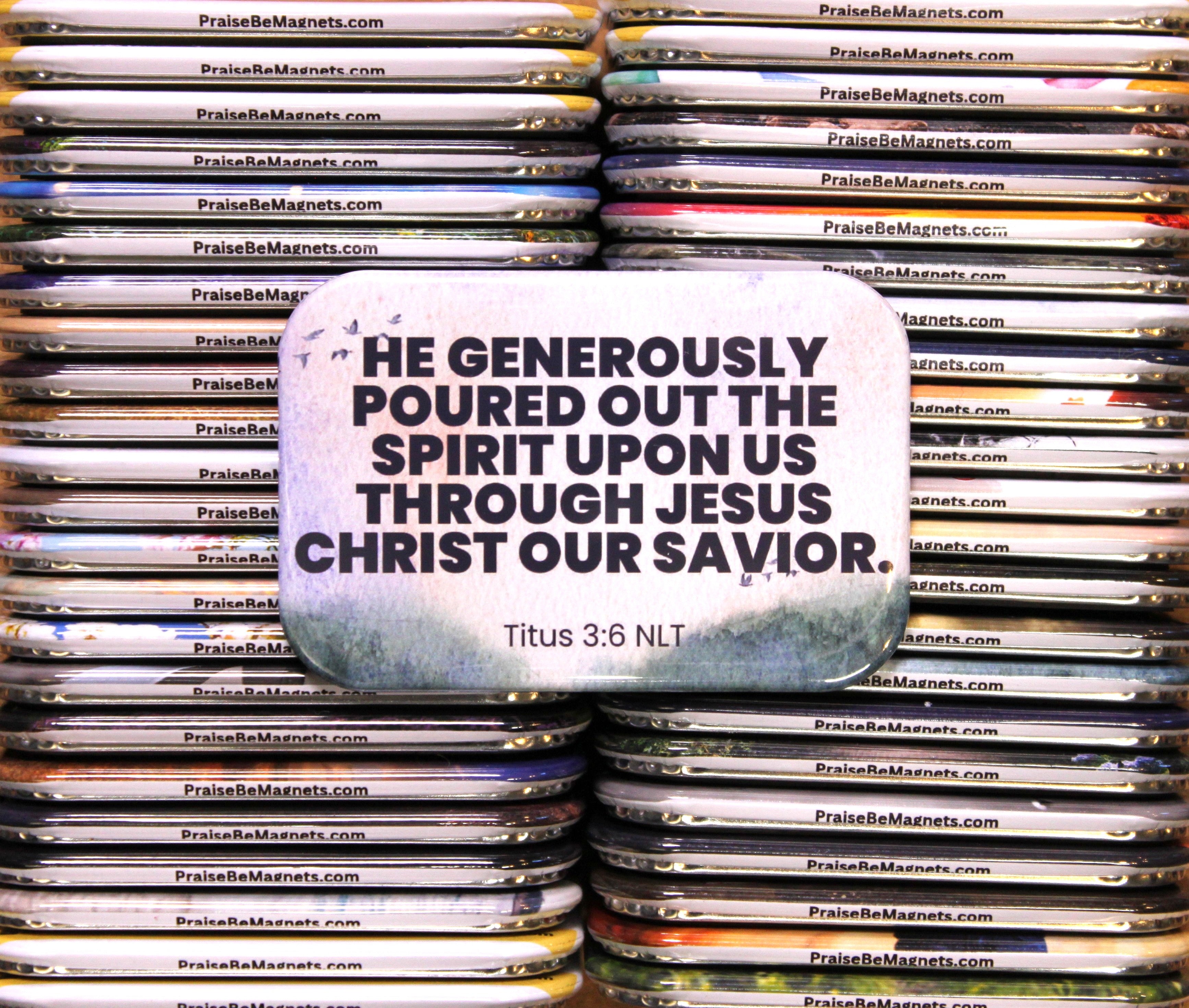 Photo Titus 3:6 NLT